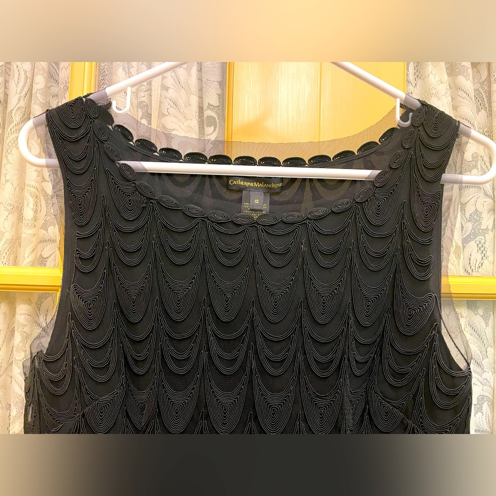 Catherine Malandrino size 10 formal sleeveless knee length dress.